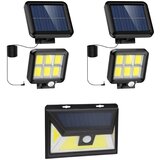TIMMLUX Komplet COB LED solarnih reflektorjev 2x z ločenim solarnim panelom in PIR senzorjem gibanja in 1x solarna svetilka 5W 300lm | Shoptok.si