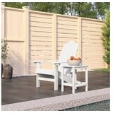  Stolica Adirondack sa stolom HDPE bijele | shoptok.hr