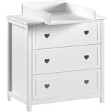 Vipack Bela otroška komoda 90x103x73 cm Amori – | Shoptok.si