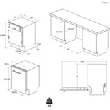 Candy Vgradni pomivalni stroj CI 4B7L0W | Shoptok.si