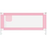  Sigurnosna ograda za dječji krevet ružičasta 200x25 cm tkanina | shoptok.hr