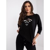 RUE PARIS Blouse-RV-BZ-7547.12P-black | Shoptok.si