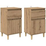  Noćni ormar s ladicama 2 pcs Umjetnički hrast 40 x 35 x 70 cm | shoptok.hr