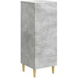 Strani šal Betonsko siva 33 x 34,5 x 90 cm Inženirski les, (5000233727) | Shoptok.si