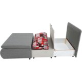 Kondela Raztegljiv naslanjač, siv, KENY NEW | Shoptok.si