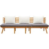 vidaXL Vrtni dnevni ležaj 200 x 65 cm od masivnog bagremovog drva | shoptok.hr