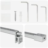  Potporna šipka za tuš vrata 70-120 cm za staklo od 6/8 mm Krom | shoptok.hr