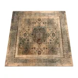 Preproga volna OMEGA MAMLUK Kvadrat Rozeta vintage krem 200x200 cm, (22107777)