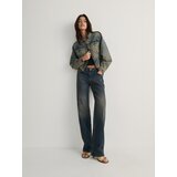Reserved - Jakna s dirty wash efektom - indigo jeans | shoptok.hr