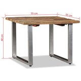 vidaXL stolić za kavu od masivnog obnovljenog drva 55 x 55 x40 cm | shoptok.hr