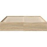  Okvir kreveta boja hrasta sonome 180 x 200 cm veliki bračni | Eponuda.com