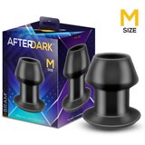 Afterdark Bram Open Hollow Anal Plug Black M Cene