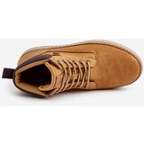 Big Star Lace-up men's ankle boots Big Star Hi-Poly System Camel | shoptok.hr