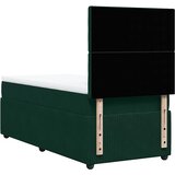 Box spring krevet s madracem tamnozeleni 90x190 cm baršunasti | shoptok.hr