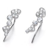 Ženske oliver weber love crystal mindjuŠe sa belim swarovski kristalima ( 22978 )