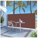  Uvlačiva bočna tenda 140 x 300 cm smeđa | shoptok.hr