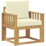  2 Komad Set vanjskih sofa Poliester Bijela i Krem | shoptok.hr