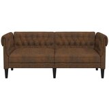  Kavč Rjava 182,5 x 74,5 x 74,5 cm Poliester, (5000138314) | Shoptok.si