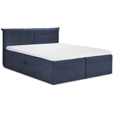 Mazzini Beds tamnoplavi bračni krevet Mazzini Kreveti Echaveria, 200 x 200 cm