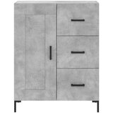 Visoka komoda siva betona 69,5x34x180 cm od konstruiranog drva | shoptok.hr