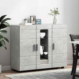  Drveni ormar s pohranom Betonski sivi 88,5 x 30,5 x 73 cm | shoptok.hr