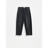 Reserved Barrel leg traperice - crno | shoptok.hr