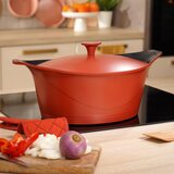 Cookut Kozica s pokrovom Incredible Cocotte 33cm / opečnata / ovalna / aluminij, (5000198654) | Shoptok.si