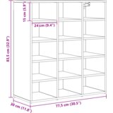  Ormar za cipele Staro drvo 52.5 x 30 x 50 cm Konstruirano drvo | shoptok.hr