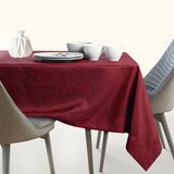 AmeliaHome Stolnjak Gaia s man&amp;scaron;etom 120x220 cm, bordo Slike