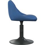 vidaXL Barski stolček moder žamet | Shoptok.si