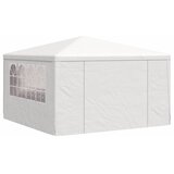  Profesionalni šator za zabave 4 x 4 m bijeli 90 g/m² | shoptok.hr