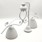 Luster na lancu RETRO 2xE27/60W/230V u mat beloj boji | Eponuda.com