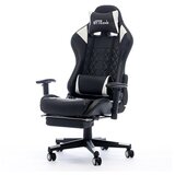 Bytezone Gaming stol Carbon BZ5934B masažna blazina / Bluetooth zvočniki (črn) | Shoptok.si