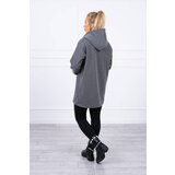 Kesi Padded sweatshirt with hood graphite | ePonuda.com