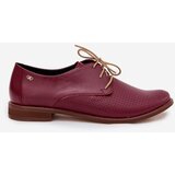 Zazoo Women's Leather Elegant Lace-up Shoes 4238 Bordeaux | Shoptok.si