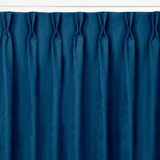  Curtain MILANA color indigo style classic flex 9.5 cm with double pleat chenille 220x245 HOMEDE | shoptok.hr
