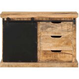  Komoda 80 x 30 x 55 cm od masivnog grubog drva manga | shoptok.hr