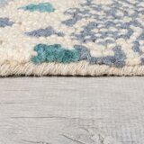 Flair Rugs Plavi/bež ručno rađen vunen tepih 120x170 cm Eloise Patchwork – | shoptok.hr
