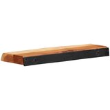  Zidne police 2 kom 40x20x3,5 cm od masivnog bagremovog drva | Eponuda.com