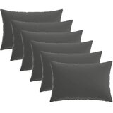  Jastuk s jastukom HEERLEN 6 kom. Antracit Poliester - Antracit 40 x 60 cm 6 | shoptok.hr