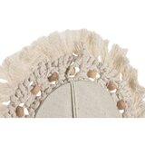  Zidno ogledalo Home ESPRIT Bijela Boho 20 x 1 x 20 cm (3 Dijelovi) | shoptok.hr