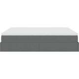 vidaXL otomanski okvir kreveta s madracima tamnosivi 200x200cm tkanine | shoptok.hr
