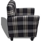 SOFA fotelja od tkanine s jastukom crna | shoptok.hr