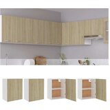 vidaXL Viseca omarica 2 kosa sonoma hrast 50x31x60 cm iverna Cene