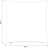  Presvlaka za jastuk 6 pcs ALMELO Antracit 80 x 80 cm Kord - Antracit 80 x 80 cm 6 | shoptok.hr