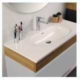 Hanah home Kupatilski ormarić sa umivaonikom i ogledalom (2 komada) Harmony Bianco | Eponuda.com