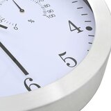  Zidni sat s kvarcnim mehanizmom higrometrom i termometrom 30 cm | shoptok.hr