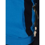 DStreet Bluza męska rozpinana za stójką niebieska | shoptok.hr