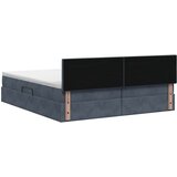  Krevet s od storage s uzglavljem 2 kom. Tamnosiva | shoptok.hr