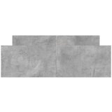  Kreveta s uzglavljem i podnožjem boja betona 140x190 cm | shoptok.hr